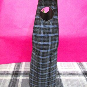 P1732-NEW Coach Wine Carrier With Plaid Print